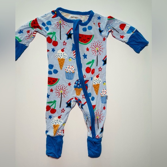 Little Sleepies Other - Little Sleepies Newborn Fourth Of July Zippy